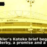 Eric Tinkler’s Kotoko brief begins with a derby, a promise and a prize