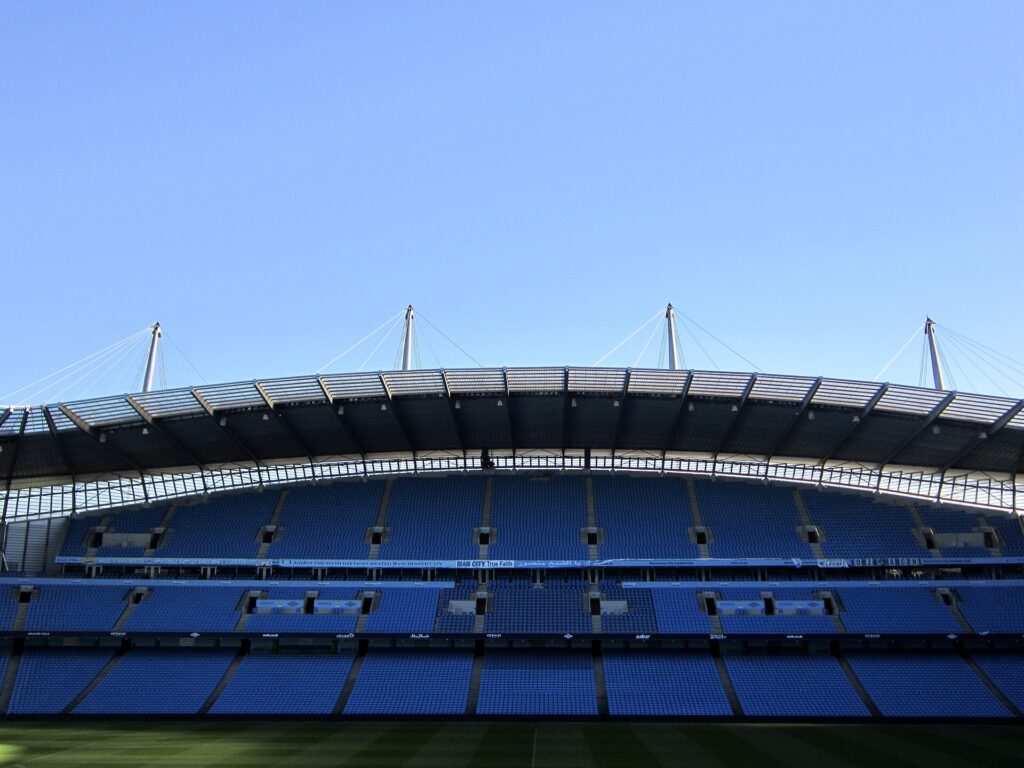 The Etihad Stadium, where Manchester City beat Sunderland 5-3.