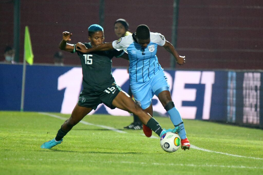 Osaze Odemwingie told Super Falcons captain Rashidat Ajibade on her Rash for Christ podcast how Nigeria’s men borrowed women’s kits at Beijing 2008.