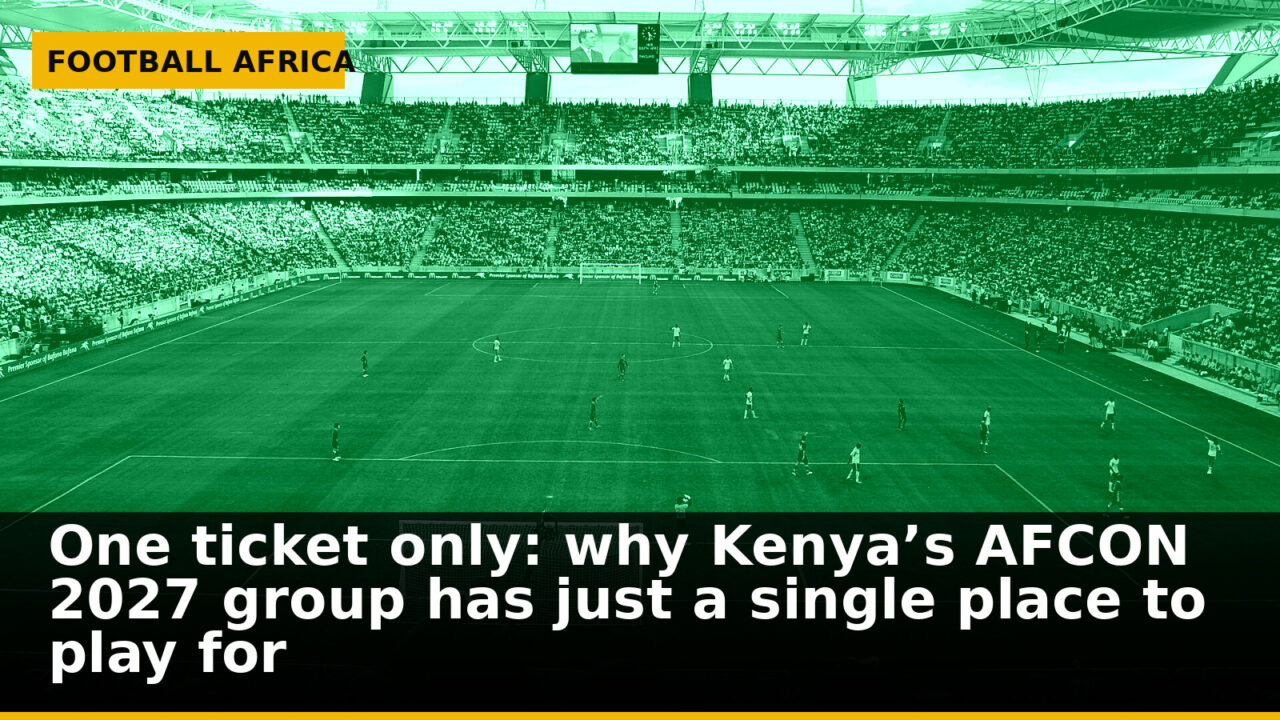 One ticket only: why Kenya’s AFCON 2027 group has just a single place to play for