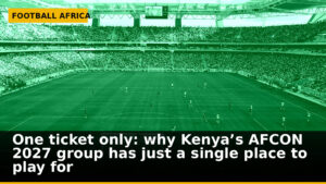 One ticket only: why Kenya’s AFCON 2027 group has just a single place to play for